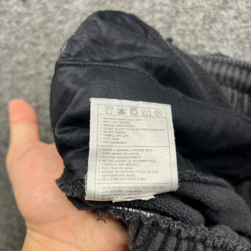 Jordan Sweatpants Mens Medium Gray Jumpman Fleece Joggers Snap Athletic Pants - Picture 7 of 16
